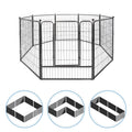Foldable Metal Pet Playpen with Gate A8395