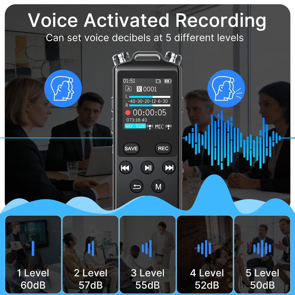 160GB Voice Recorder with Playback O94842