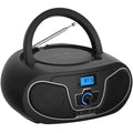 Portable CD Player Boombox with Bluetooth, FM Radio, USB Playback & AUX Input E17446