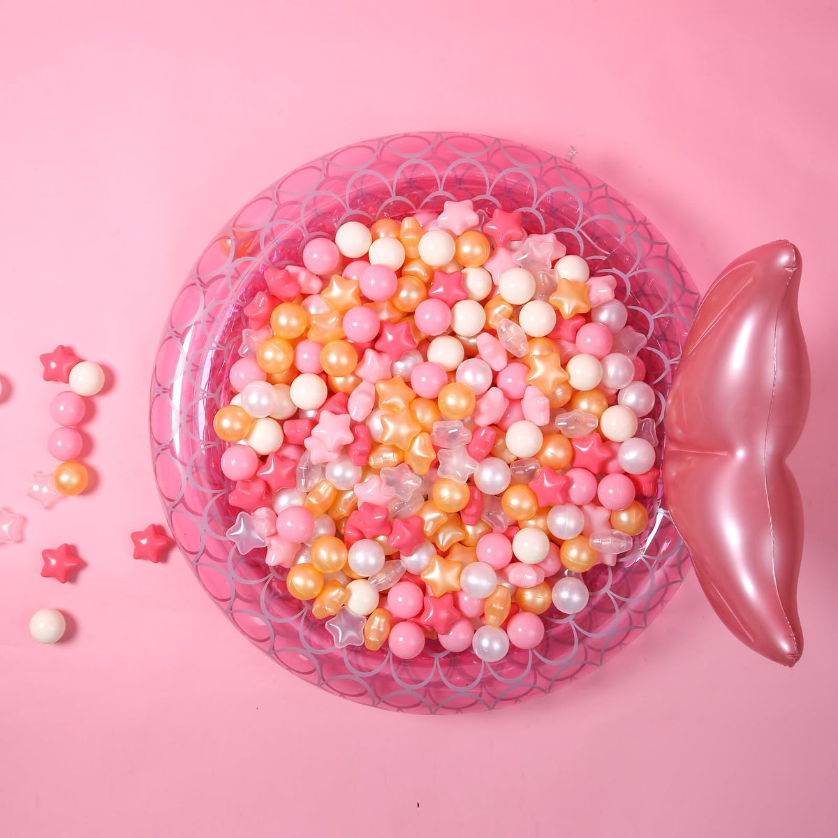 100PCS Phthalate-Free BPA-Free Non-Toxic Crush Proof Plastic Ball Pit Balls Q172