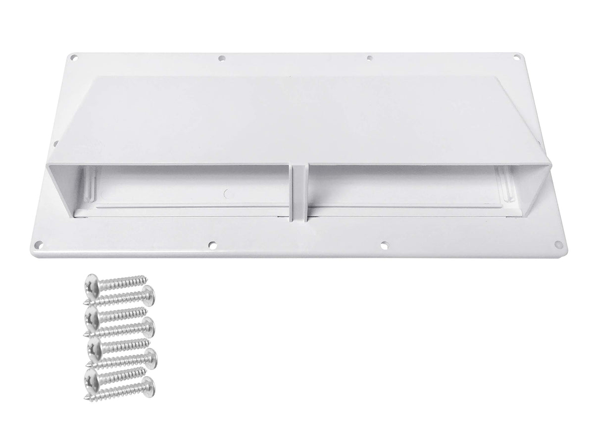 White RV Exhaust Vent Cover J4364