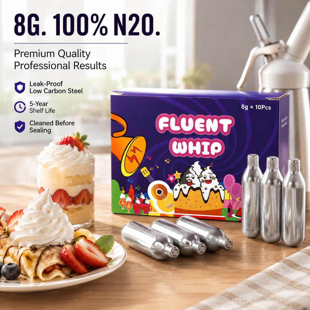 8g 10 Pack Whipped Cream Chargers X3951