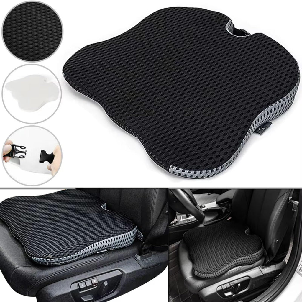 Memory Foam Grey Car Seat Booster Cushion H137