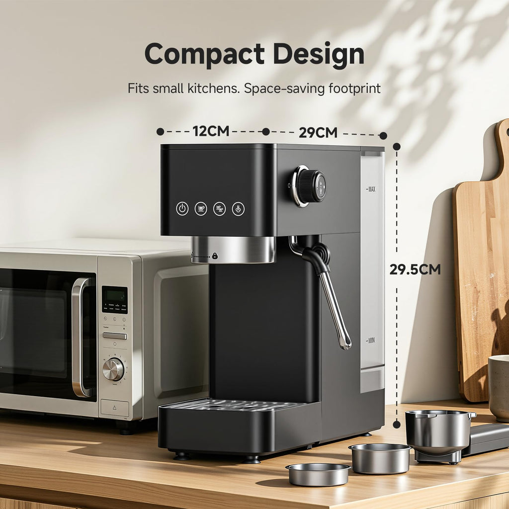 Compact 20 Bar Espresso Machine with Milk Frother X8994