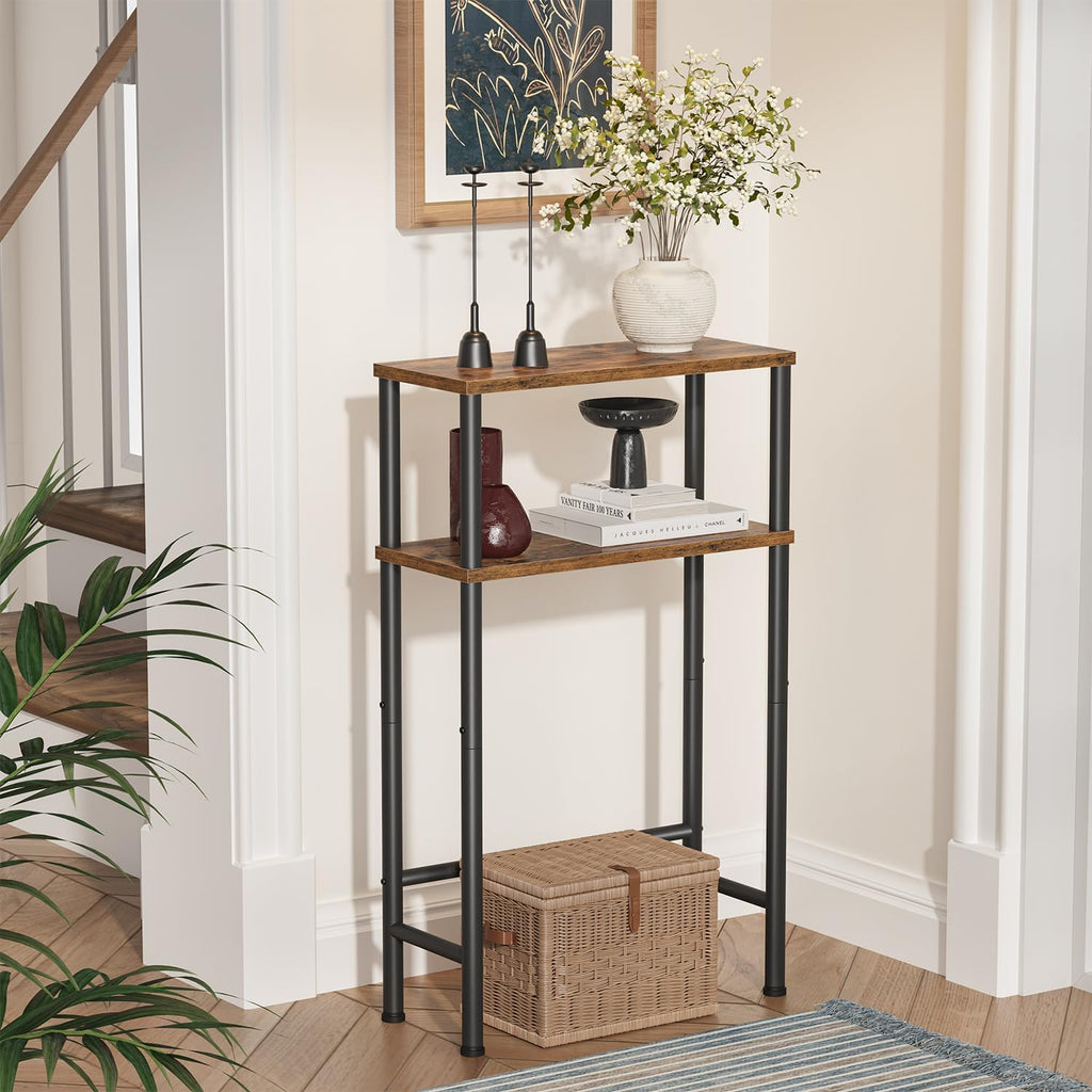 Narrow 15.7" 2-Tier Console Table Z56708