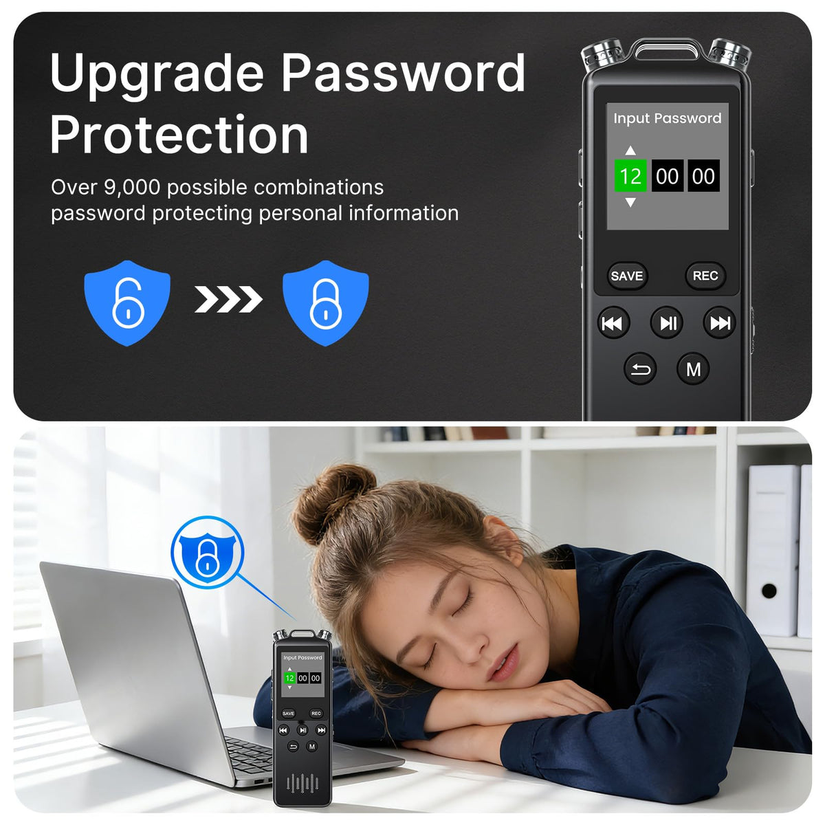 160GB Voice Recorder with Playback O94842