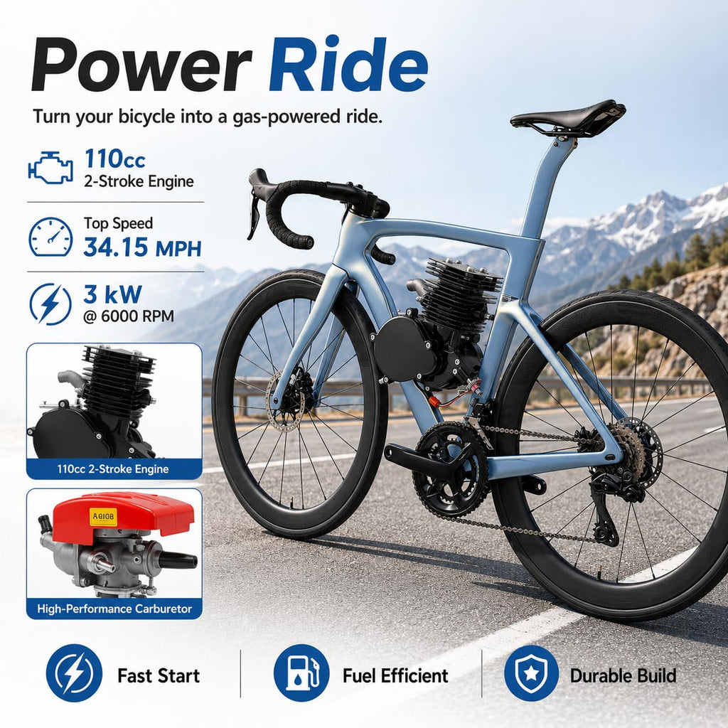 110cc 2-Stroke Bicycle Engine Kit H39018