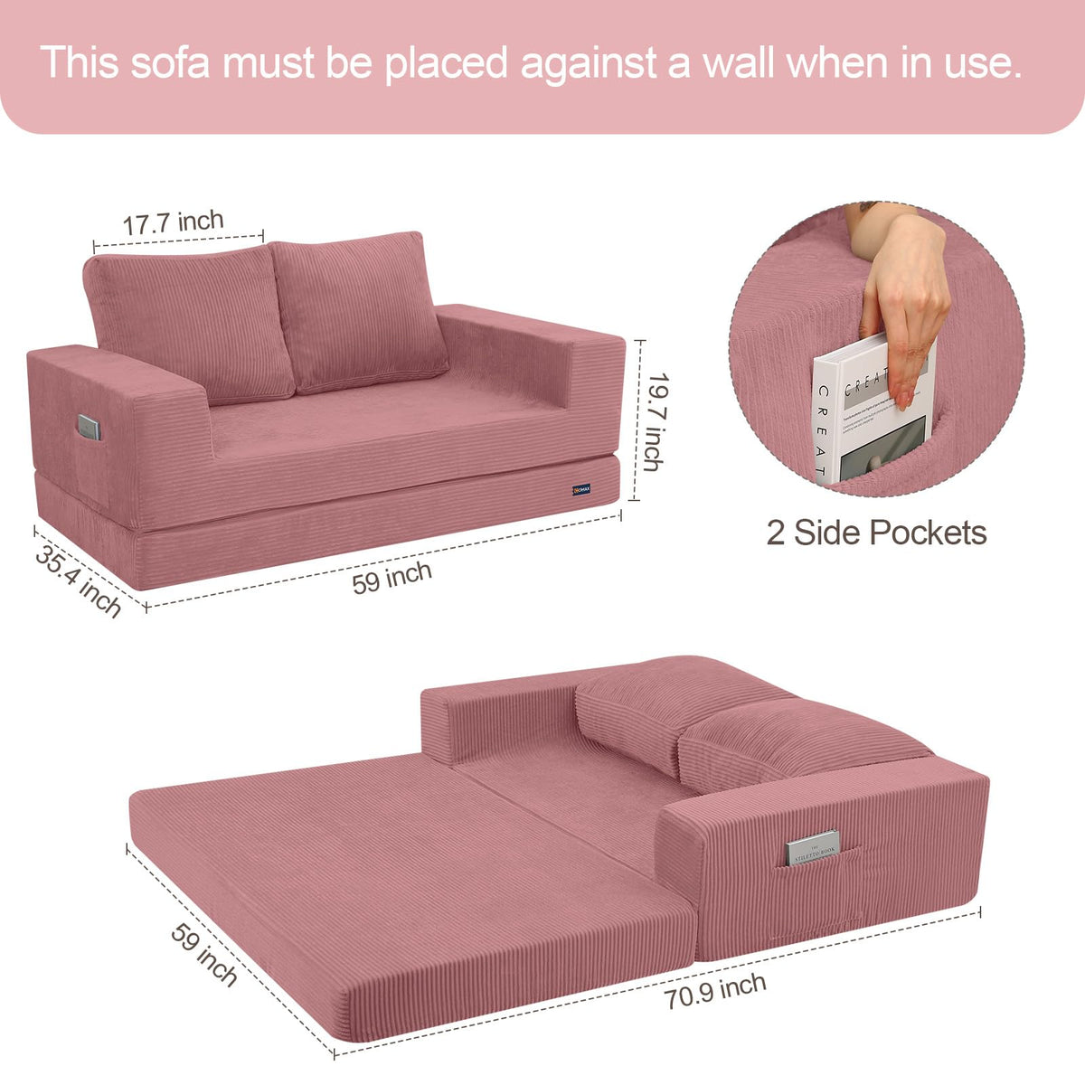 Futon Sofa Bed Z8878