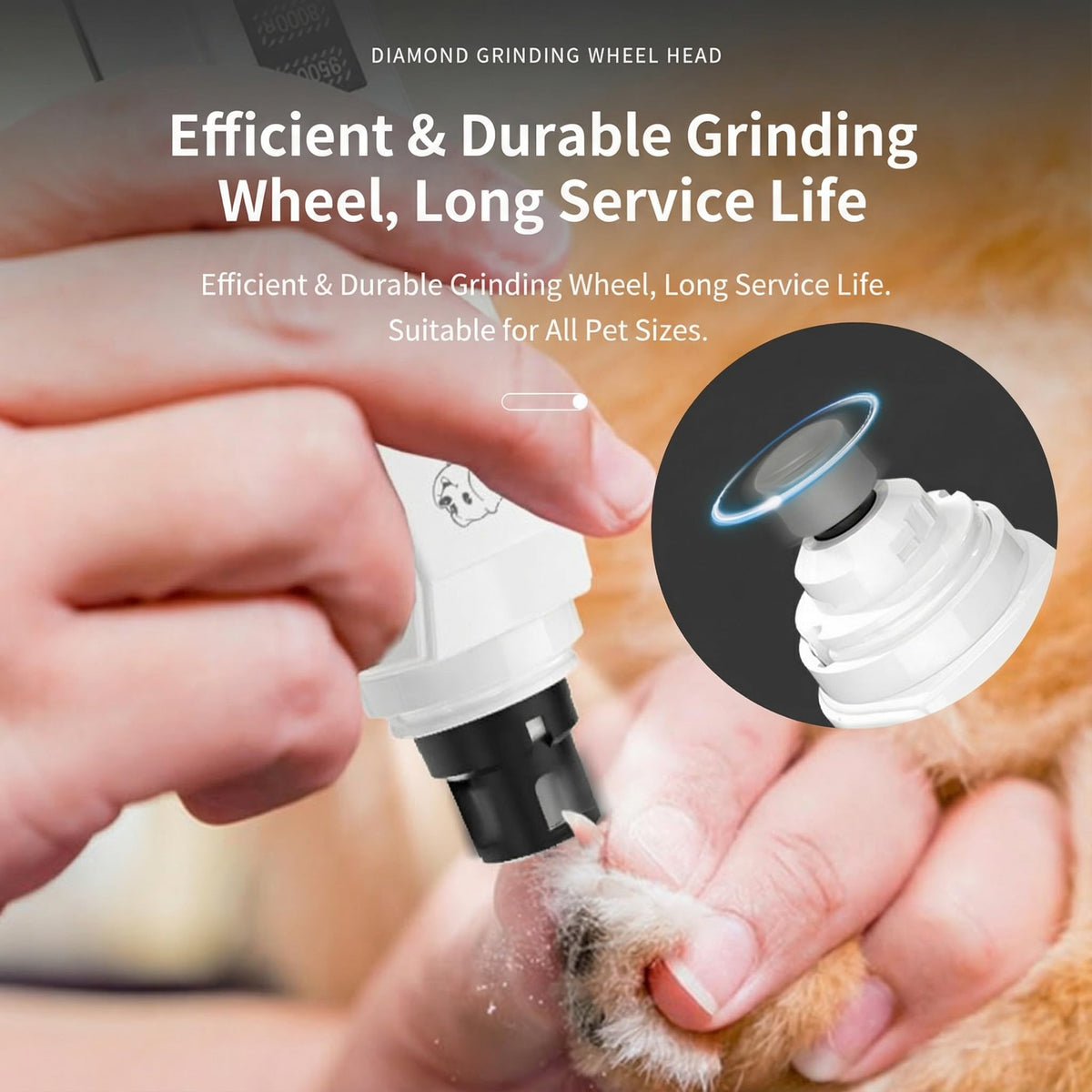 Nail Grinder with 3 Adjustable Speeds & Led Light K883