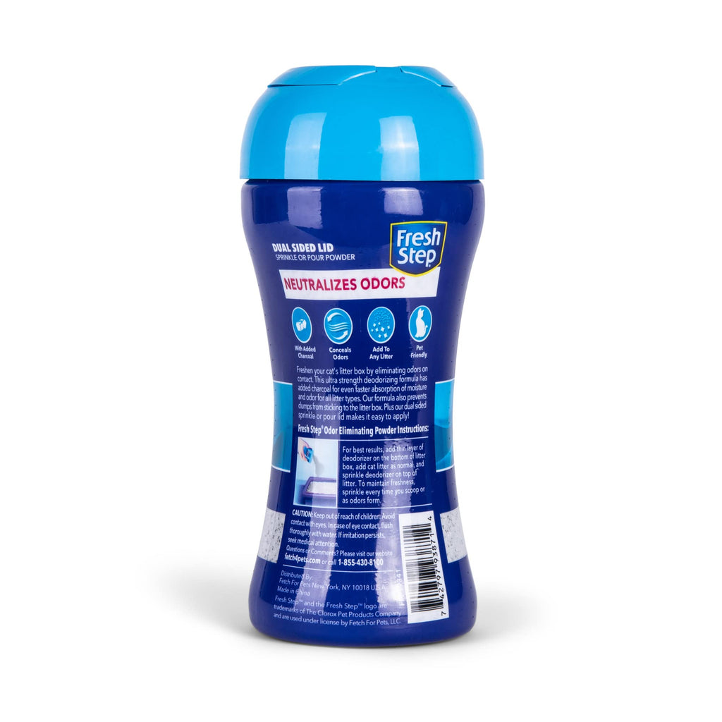 Charcoal Odor Eliminating Cat Litter Box Powder, 15 Oz, 2-Pack Q89016