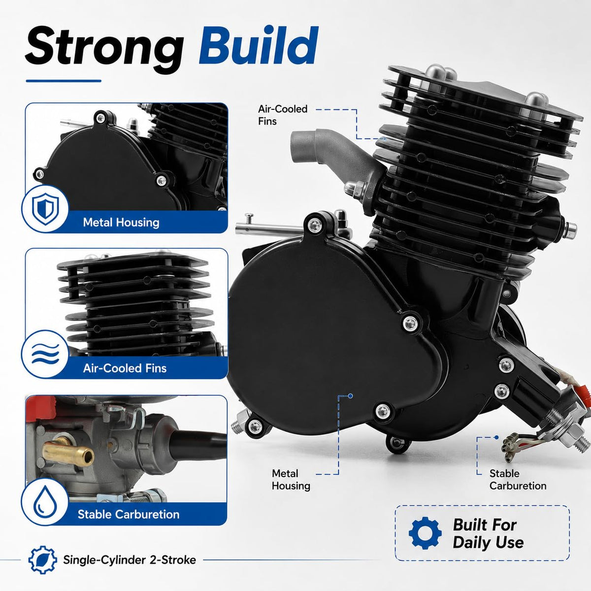110cc 2-Stroke Bicycle Engine Kit H39018