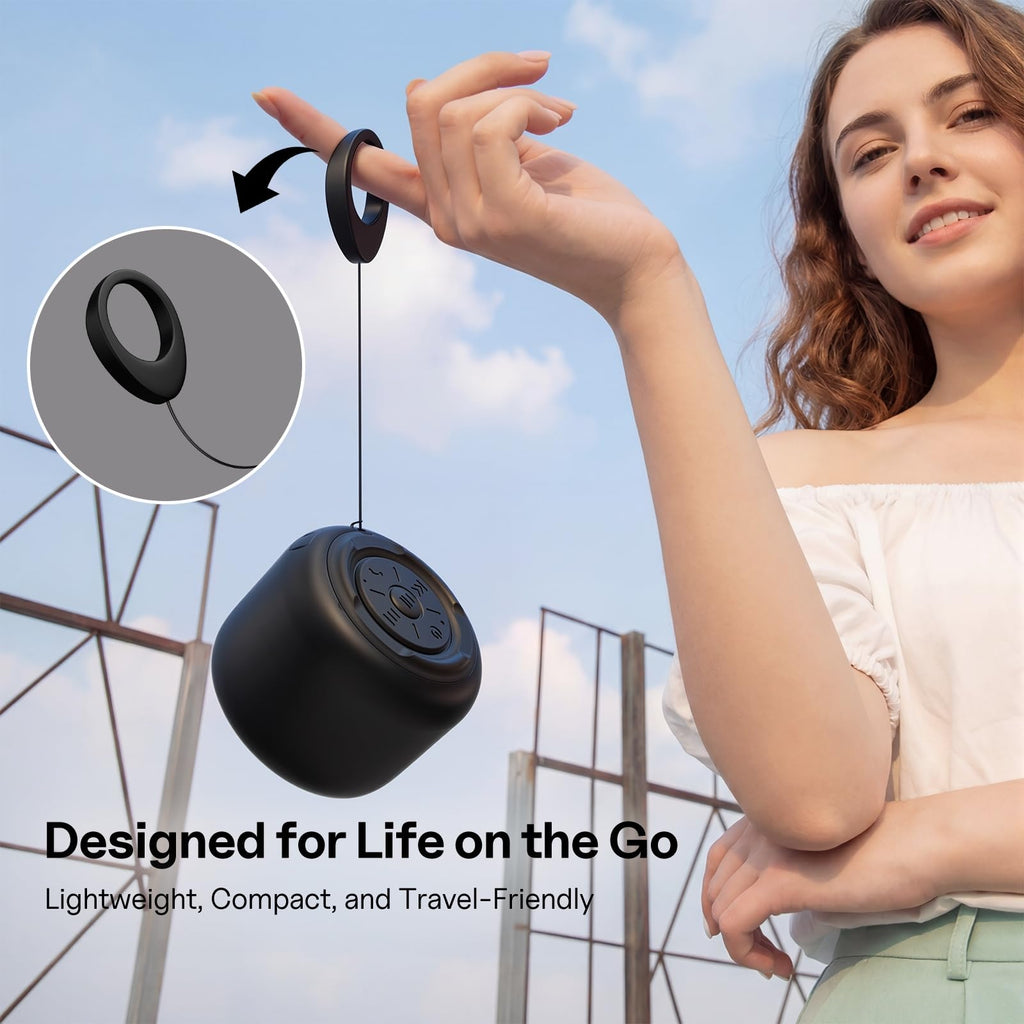 Portable Bluetooth Speakers with Strap Black A6105
