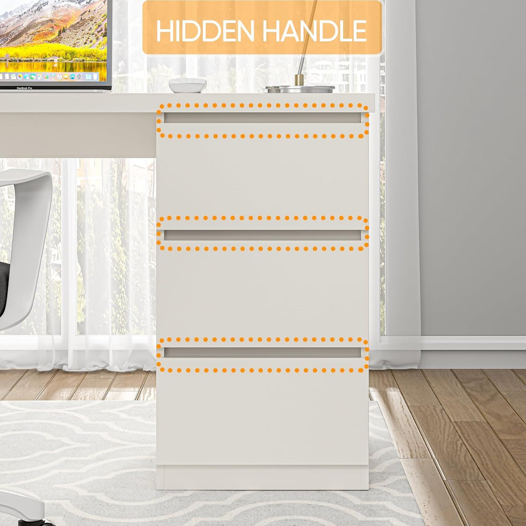 White Desk with Drawers E410203
