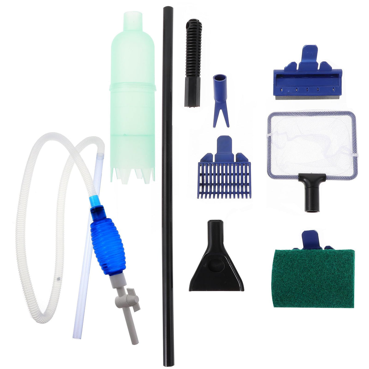 Fish Tank Cleaning Tool Set with 5 in 1 Brush Plastic S21644