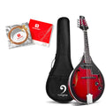 Vintage Red Sunburst Acoustic Electric Mandolin with Strings Set H90964