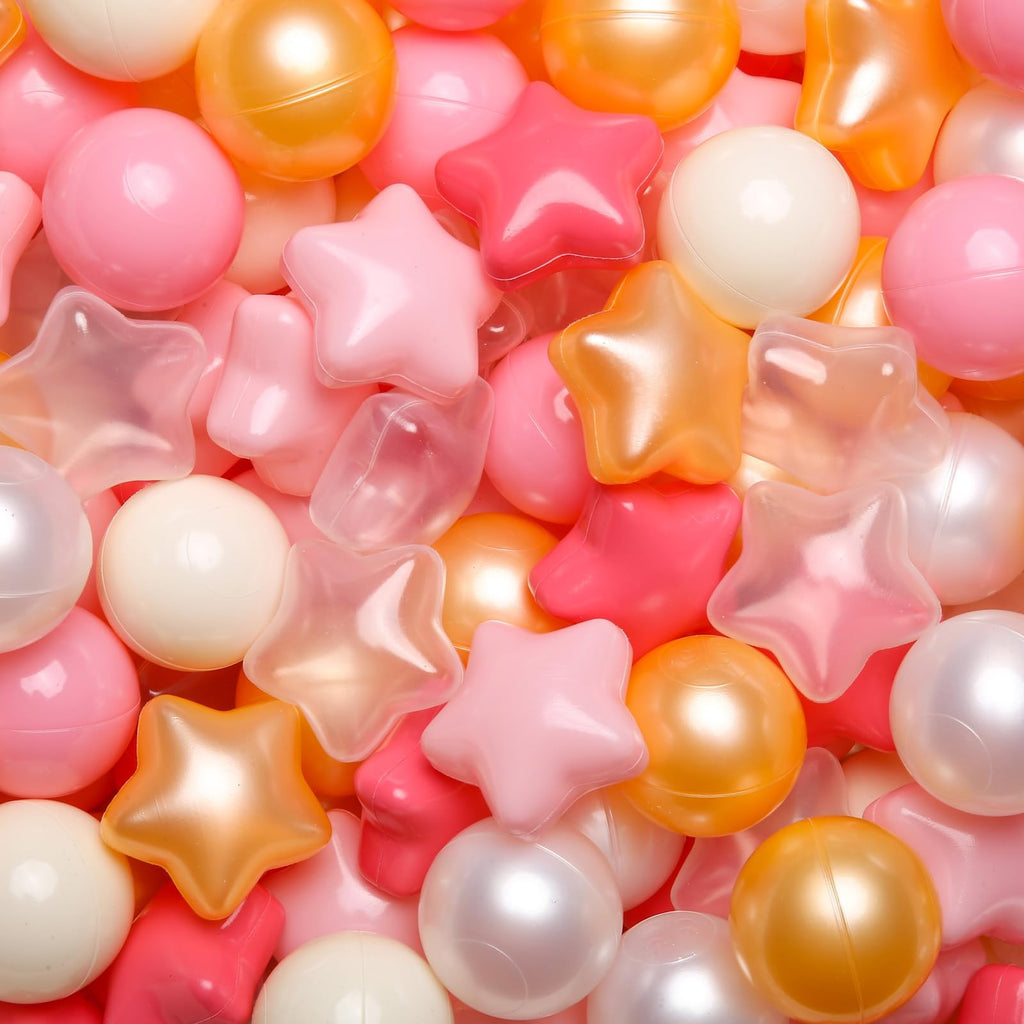 100PCS Phthalate-Free BPA-Free Non-Toxic Crush Proof Plastic Ball Pit Balls Q172