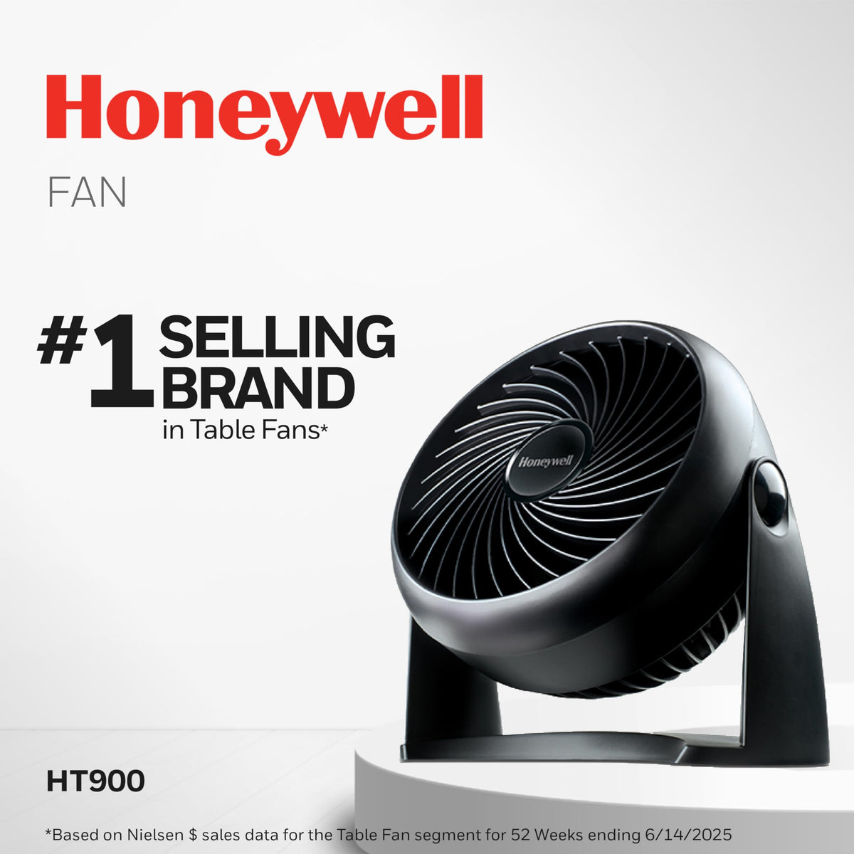 Black 3 Speed Tabletop Air Circulator Fan C81193