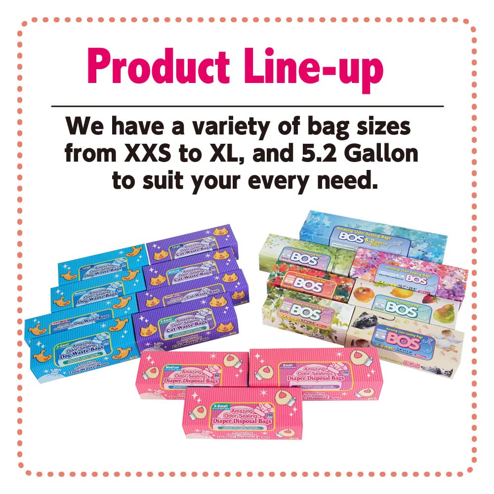 Unscented Cat Waste Bags 90 Count N124