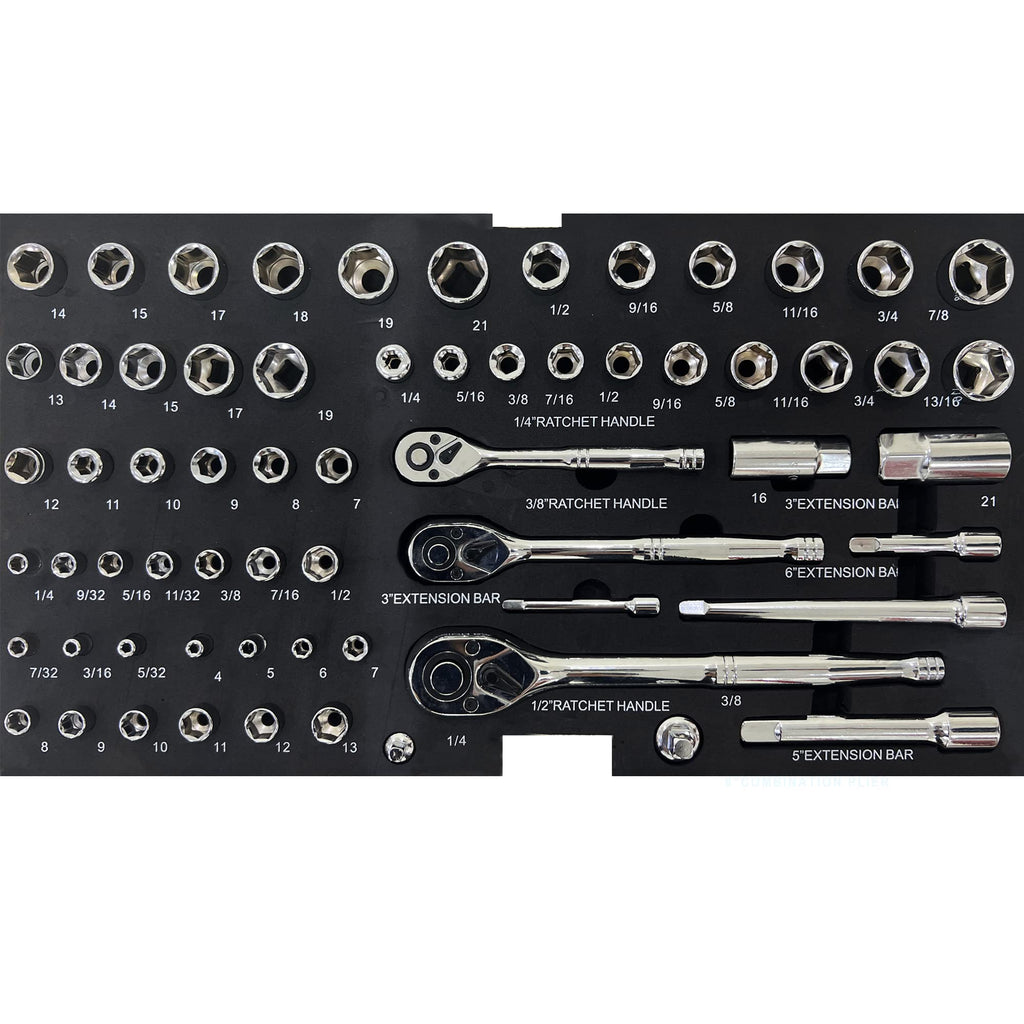 439-Piece Mechanic Tool Set in 3-Drawer Steel Box B4542