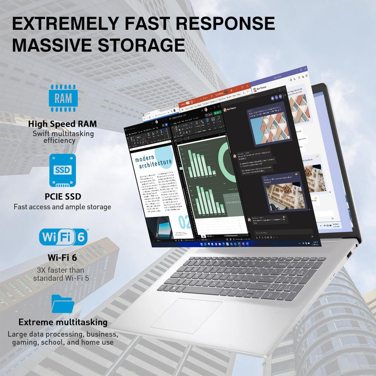 17.3 Inch Touchscreen Laptop E63007