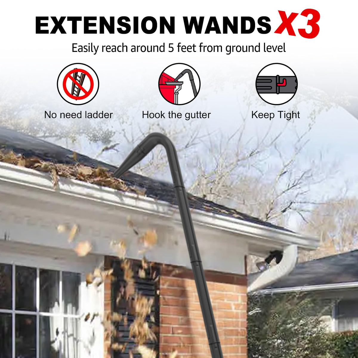 2-1/2 in. Gutter Cleaning Attachment Kit R688910