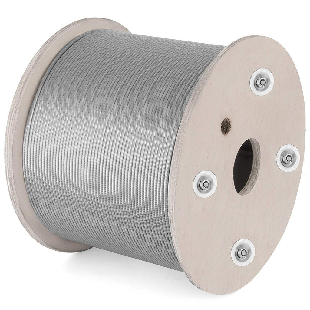 1/8" T316 Stainless Steel Cable 1x19 Wire Rope T29390