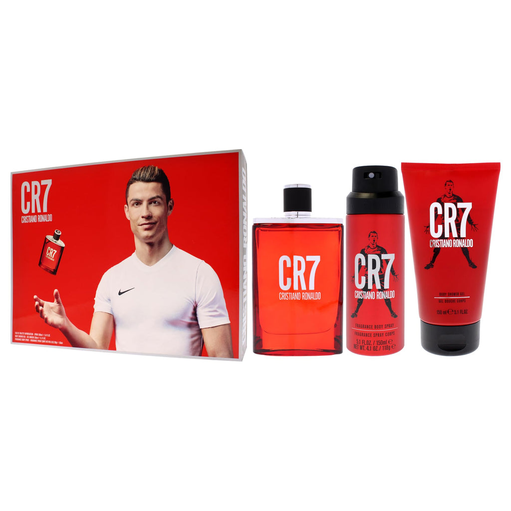 3 Pc Men EDT Spray Body Spray Shower Gel Gift Set X903