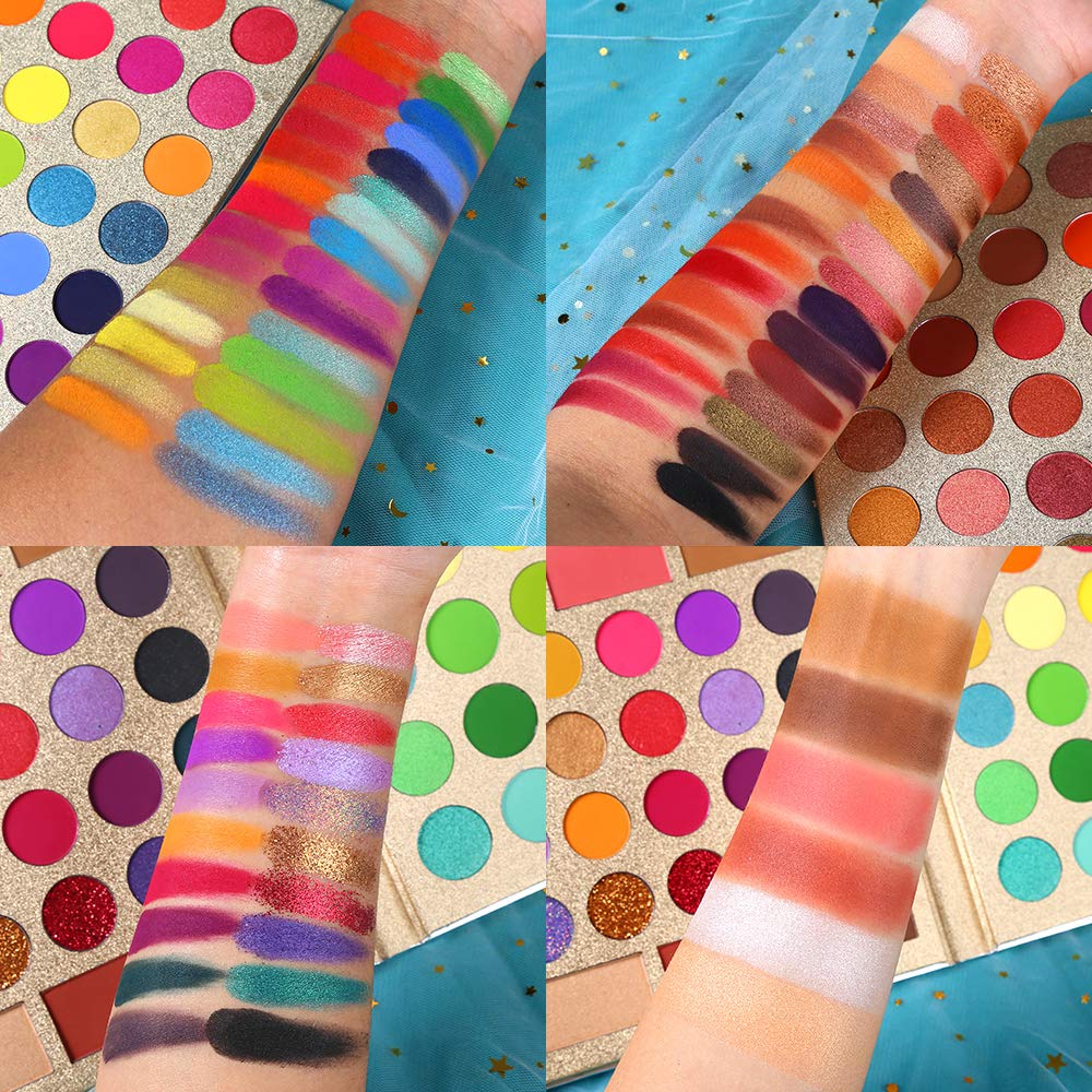 86 Colors Eyeshadow Palette with 15pcs Makeup Brushes Set E2234