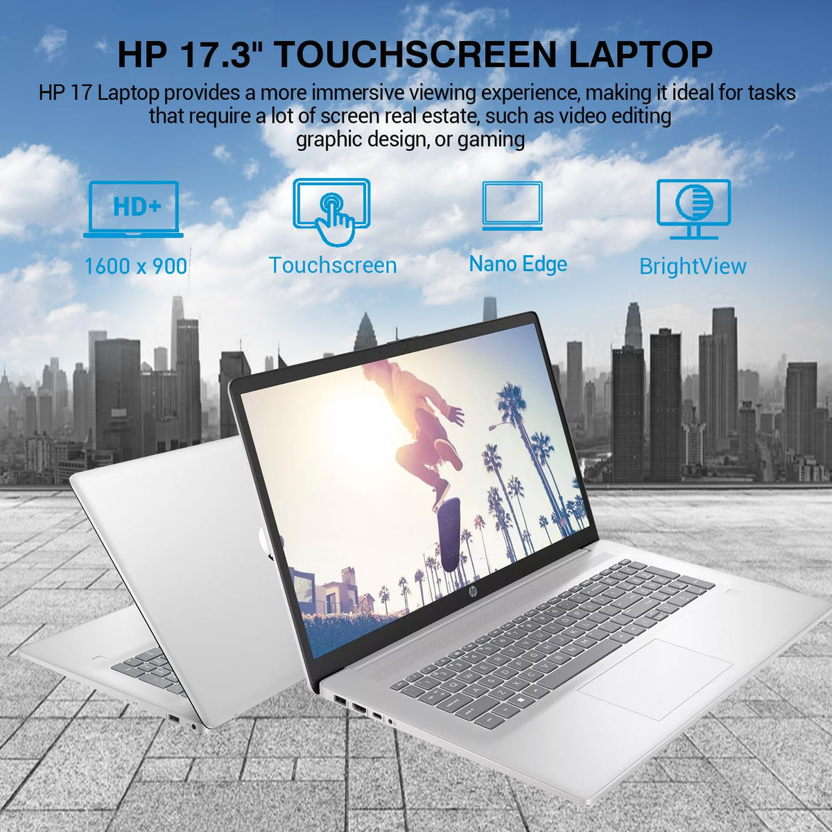 17.3 Inch Touchscreen Laptop E63007