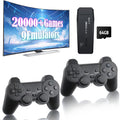 Plug and Play Retro Game Console with 4K HDMI Output, 2.4G Wireless Controllers, 64GB Memory Card B975