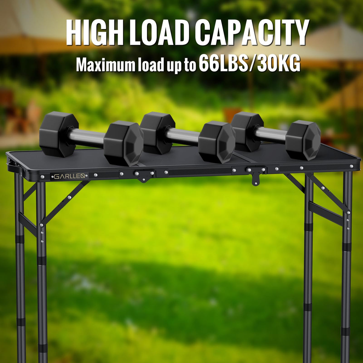 Folding Camping Table 3 Adjustable Height T56008