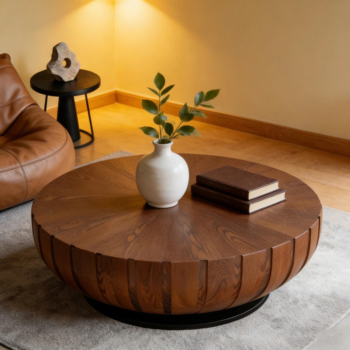 Mid-Century Round Coffee Table W260