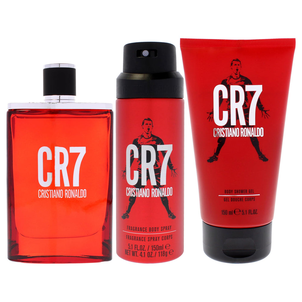 3 Pc Men EDT Spray Body Spray Shower Gel Gift Set X903
