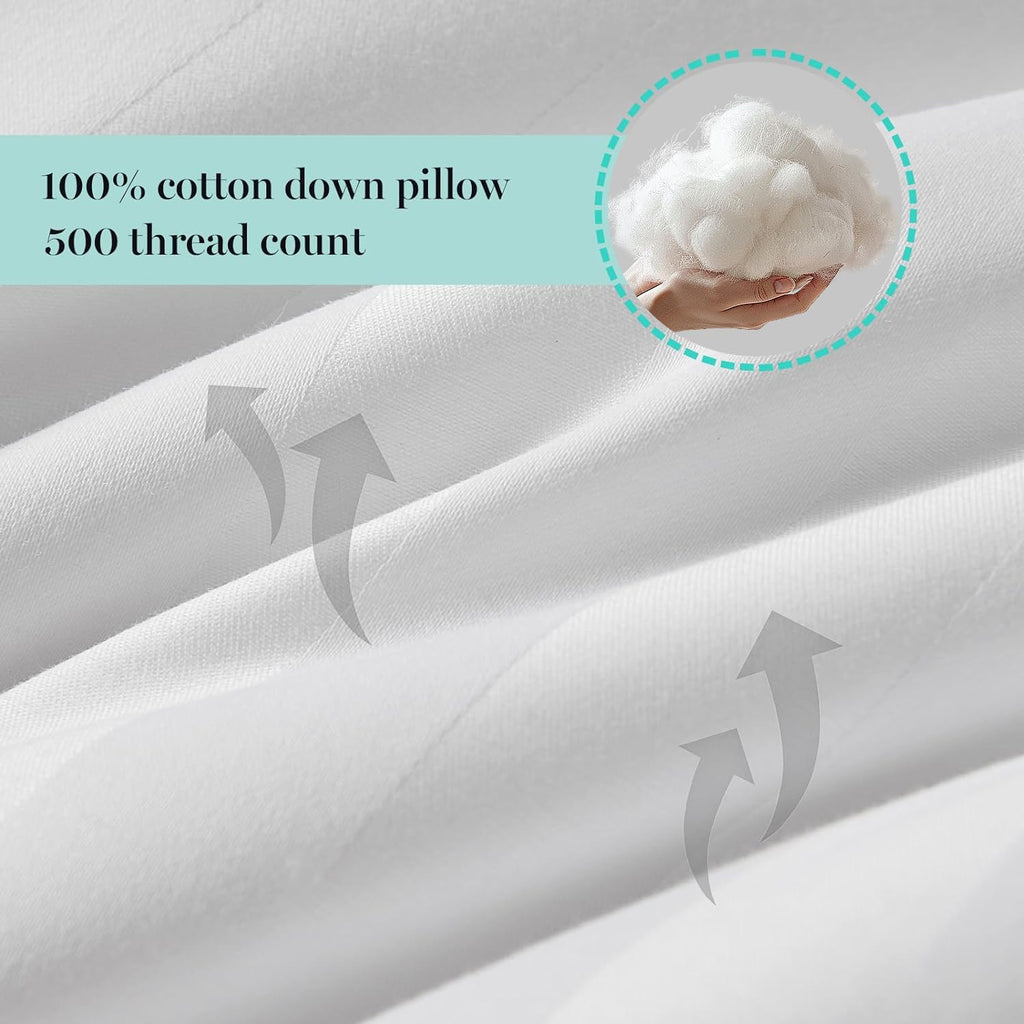 King Size Set of 2 Bed Pillows E5119