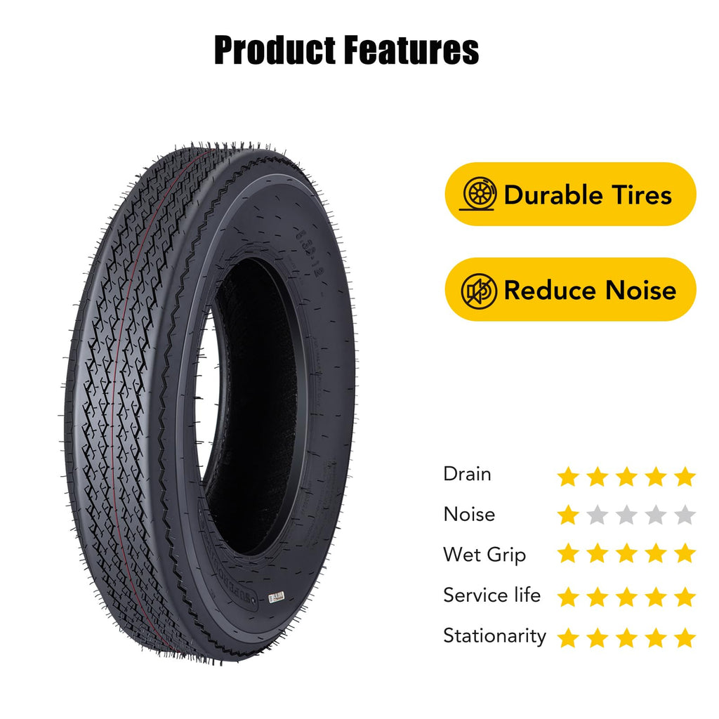 5.3-12 Trailer Tires Load Range C 6PR T60661