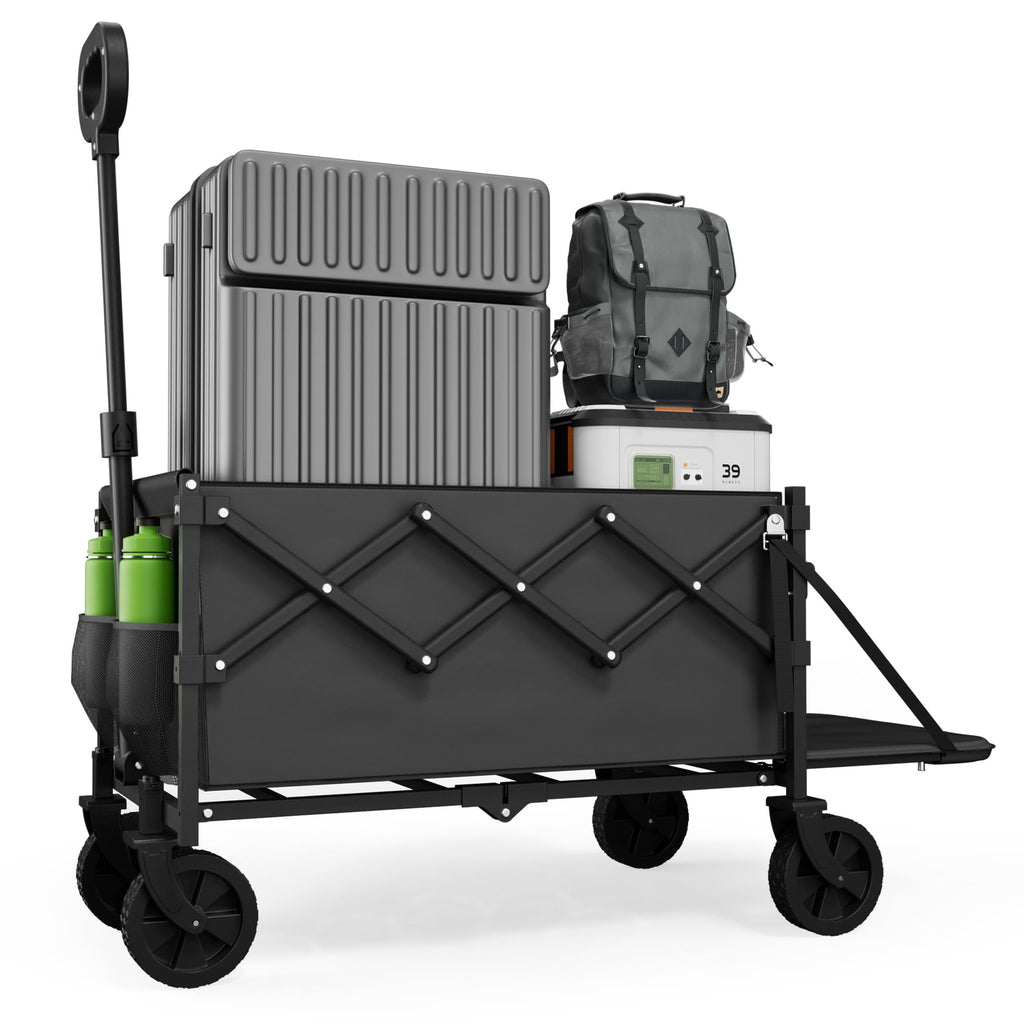 Collapsible Wagon with Tailgate, 350lbs Capacity E2013