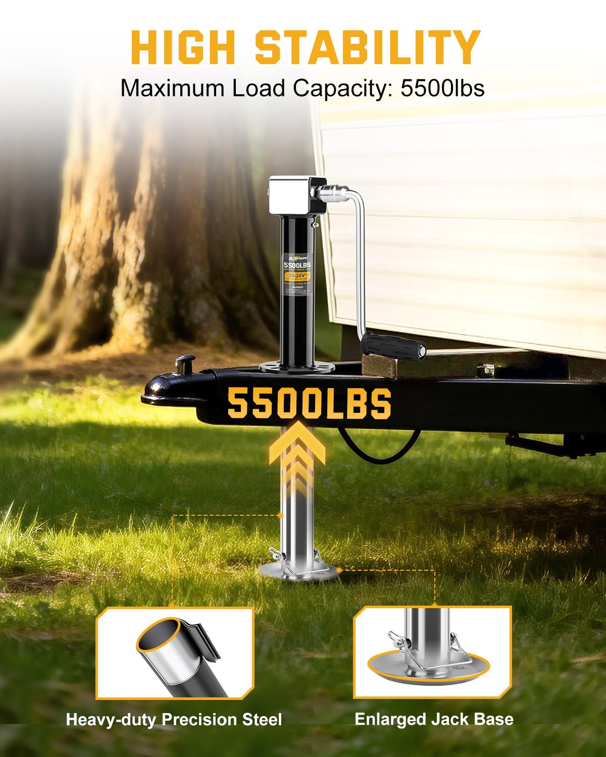Heavy Duty A-Frame Trailer Jack Q558732