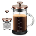 12 Ounce Stainless Steel French Press Coffee Maker Q95170