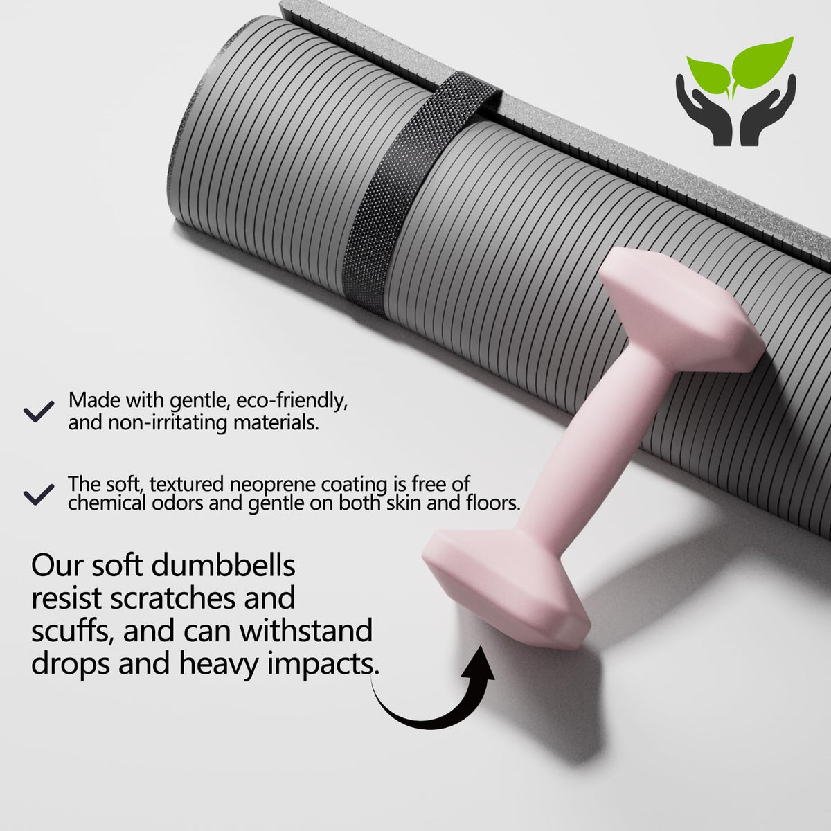 Neoprene-Coated Dumbbells Set of Two F6356