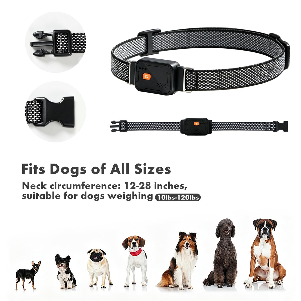 GPS Dog Collar & Pet Tracker Black L255653