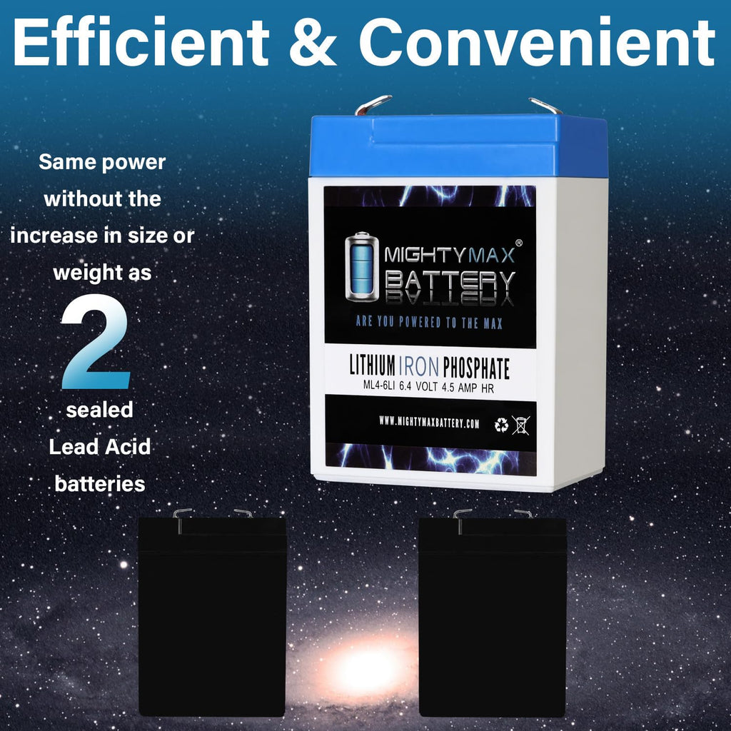 6V 4.5AH Lithium Replacement Battery D53619