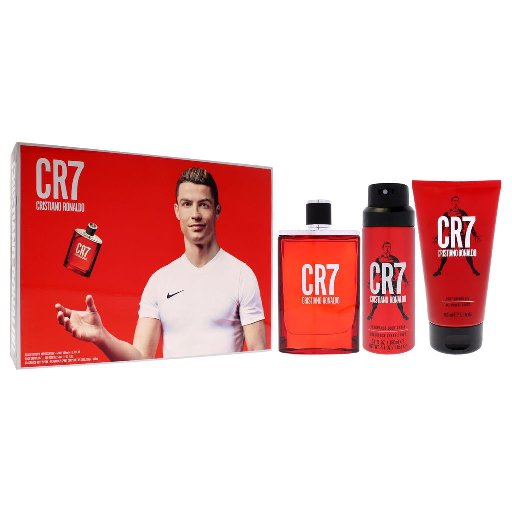3 Pc Men EDT Spray Body Spray Shower Gel Gift Set X903