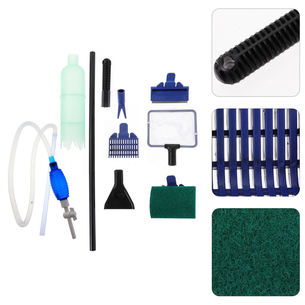 Fish Tank Cleaning Tool Set with 5 in 1 Brush Plastic S21644