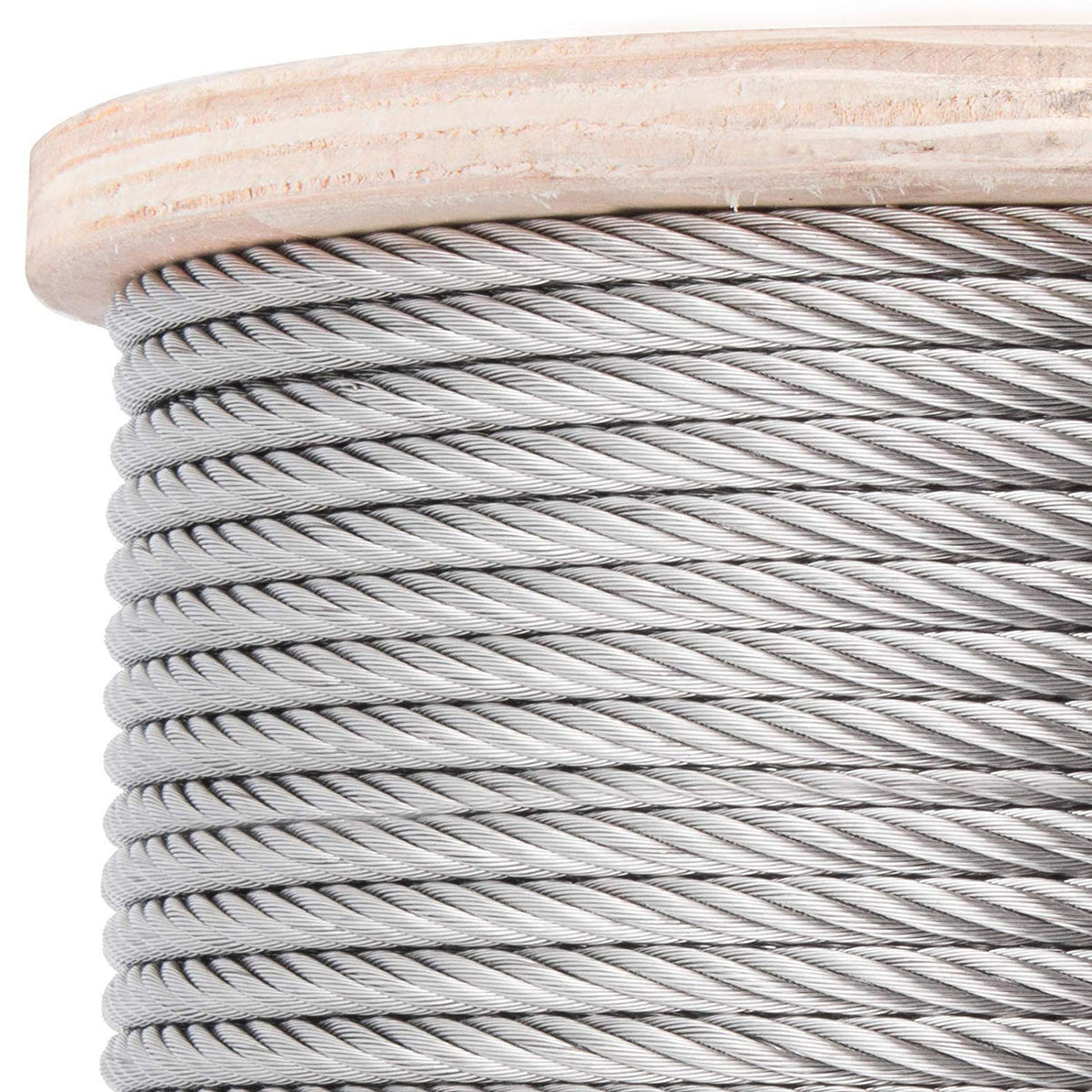 1/8" T316 Stainless Steel Cable 1x19 Wire Rope T29390