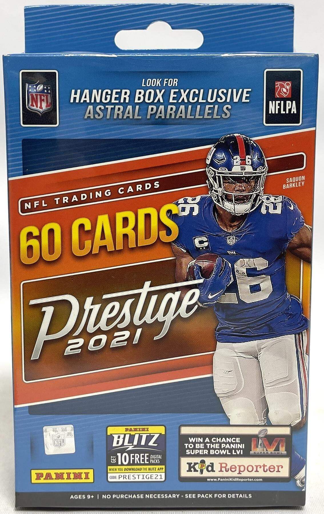 NFL Football Hanger Box 60 Cards V23483