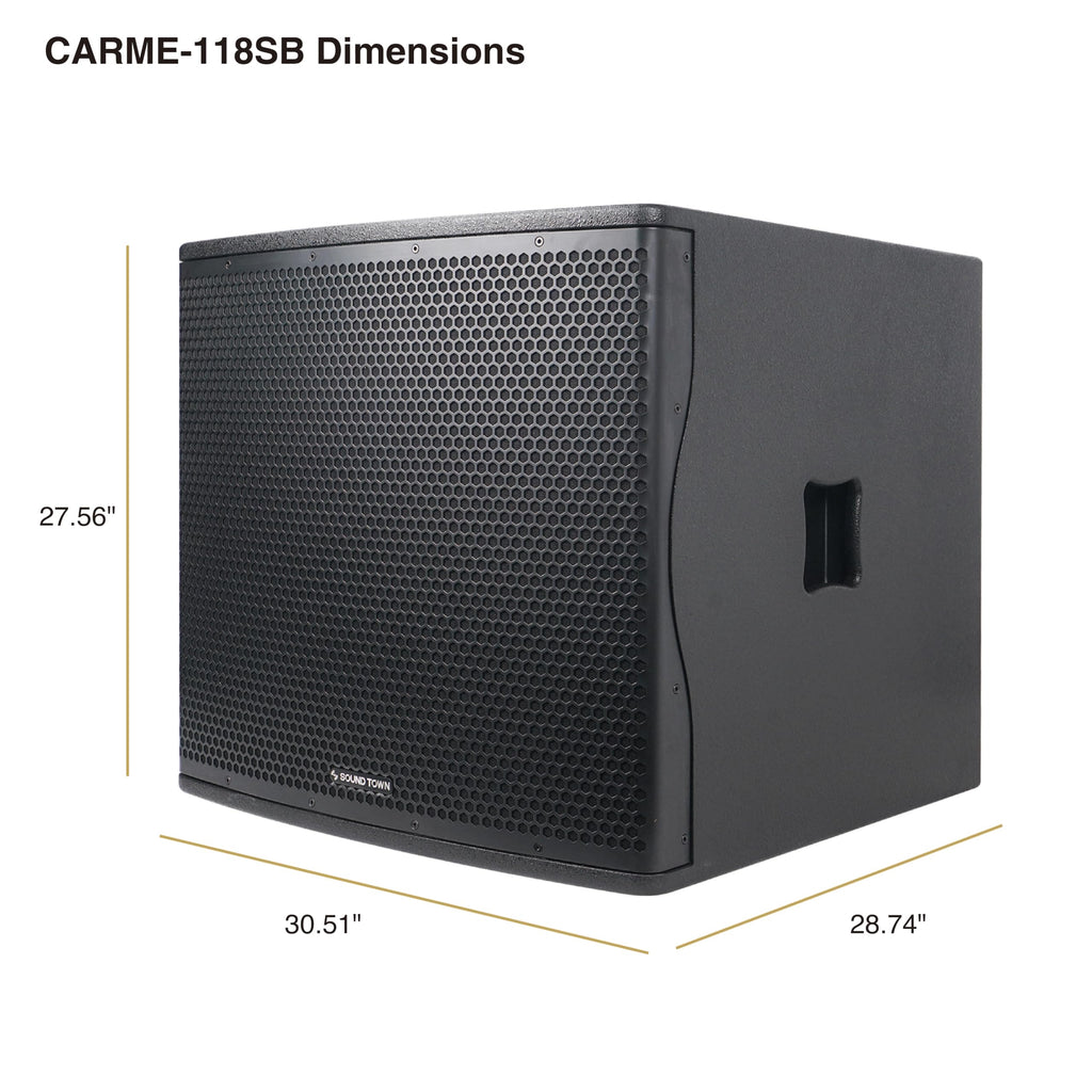 18" 1600W Passive Subwoofer B833