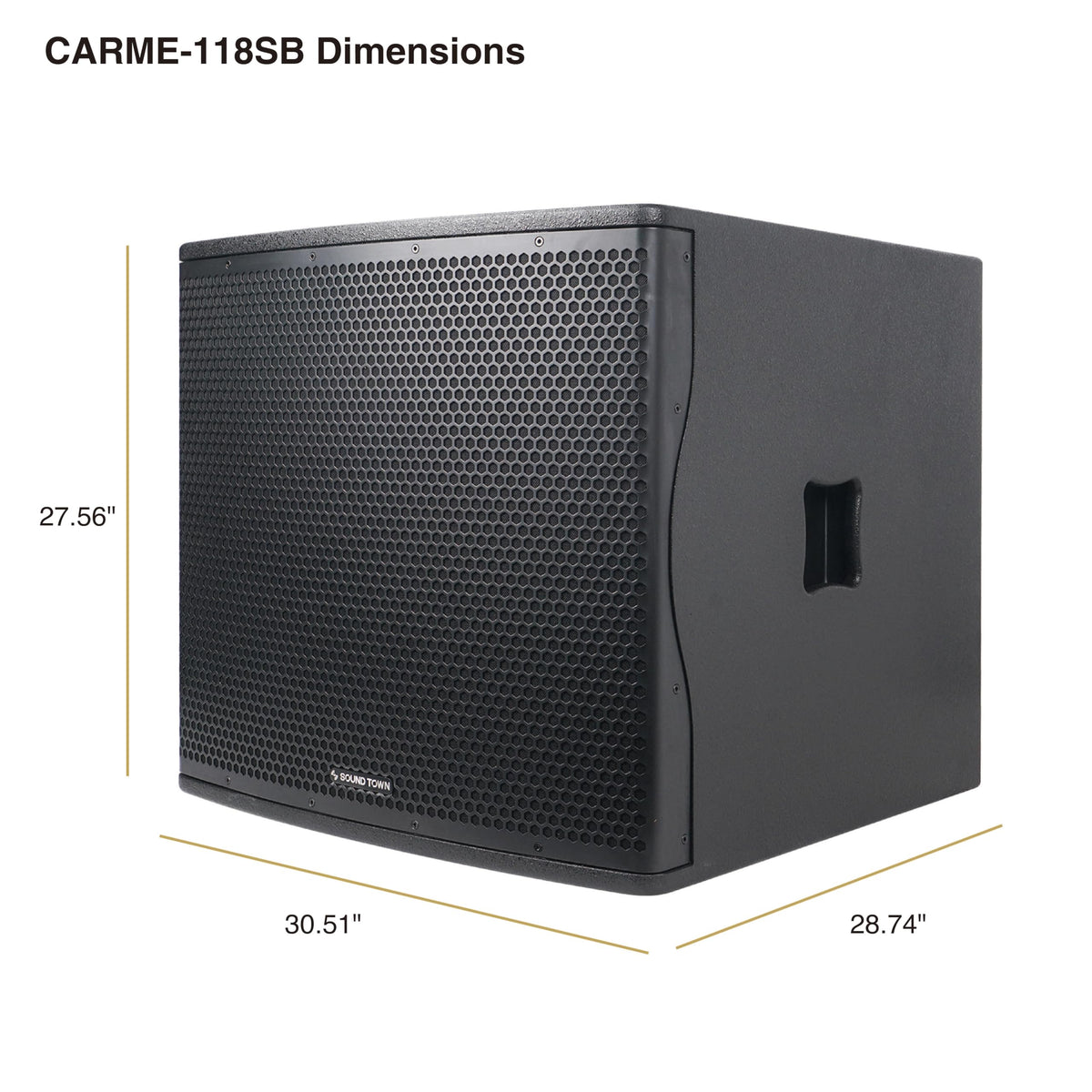 18" 1600W Passive Subwoofer B833