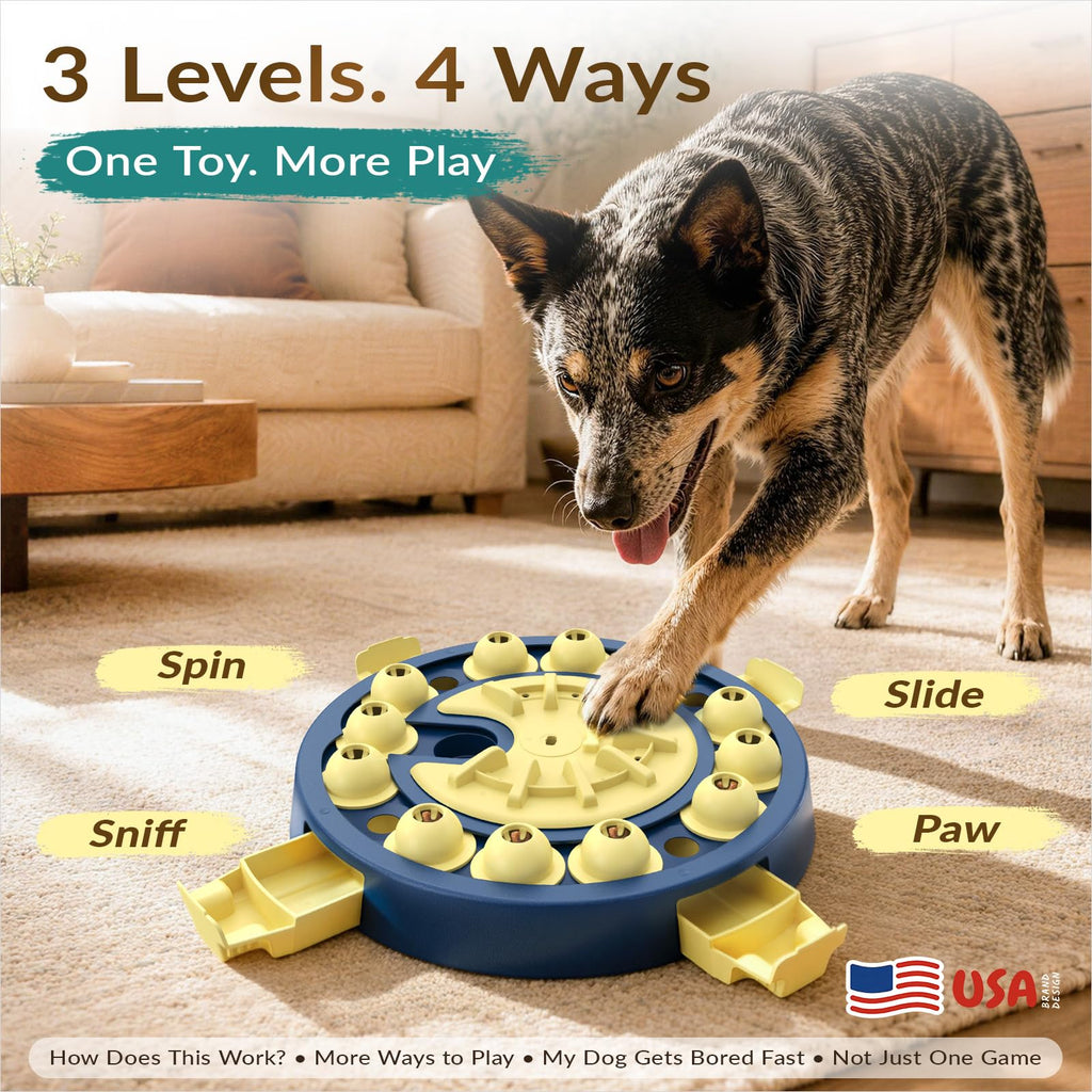 Large 3 Levels Dog Puzzle Toy E302