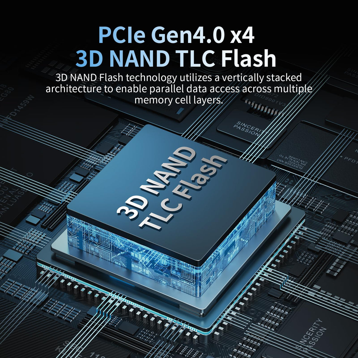 2TB NVMe M.2 PCIe Gen4 x4 Internal SSD X9385