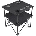Black Folding Camping Table with Cooler Bag D27314